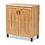 Baxton Studio Excel 35"H Storage Cabinet, Oak Brown/Black (189-11995-HiT)~#|#~6128260C-6649-4659-A981D0DE7D9C4525_sc7