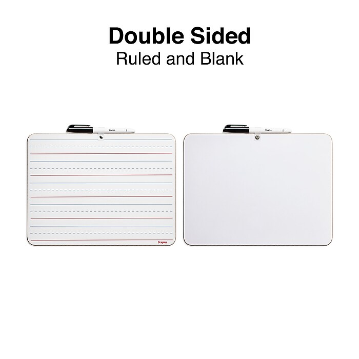 Staples Dry-Erase Learning Board, 8.9