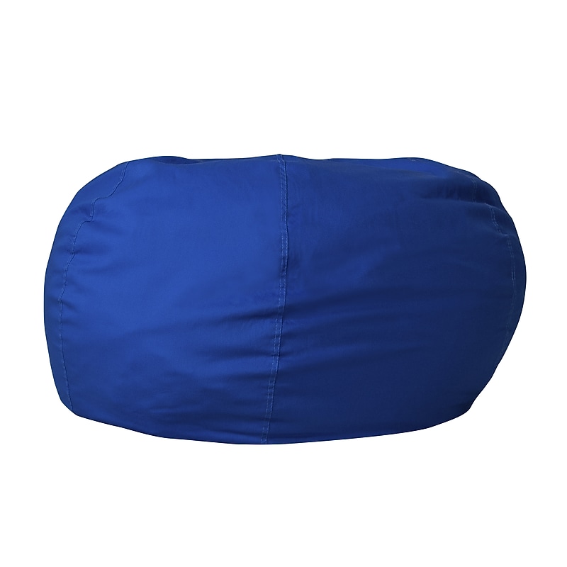 Flash Furniture Duncan Cotton Large Refillable Bean Bag Chair, Solid Royal Blue (DGBEANLGSLDRYBL) image 1