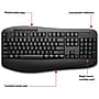 Staples TECH Wireless Comfort Keyboard, Black (ST62602)~#|#~612C7FAA-5498-455E-AA57C887E390C904_sc7