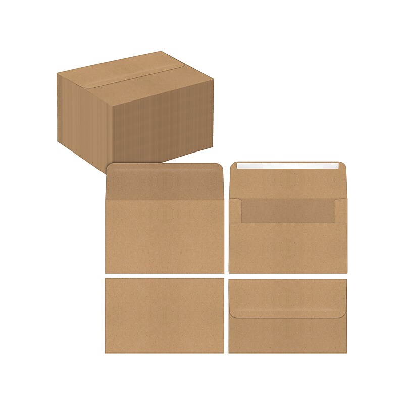 Better Office Invitation Envelope, Kraft, 100/Pack (64511-100PK) image 1