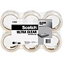 Scotch Ultra Clear Mailing Packaging Tape, 1.88" x 54.6 yds., Clear, 6 Pack (3250-6)~#|#~613A873F-1436-4315-843E174EE1E1A50E_sc7