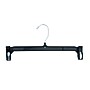 Nahanco 11 1/2" Plastic Skirt/Slack Hanger, Black, 100/Box (H311B)~#|#~61409399-144A-40FB-87AD399CD2DCE7B2_sc7