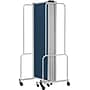 National Public Seating Robo Series 7-Panel Folding Mobile Room Divider, 72"H x 164"W, Blue Fabric (RDG6-7PT04)~#|#~61423AD1-21C7-45D1-90346A60F6183D10_sc7