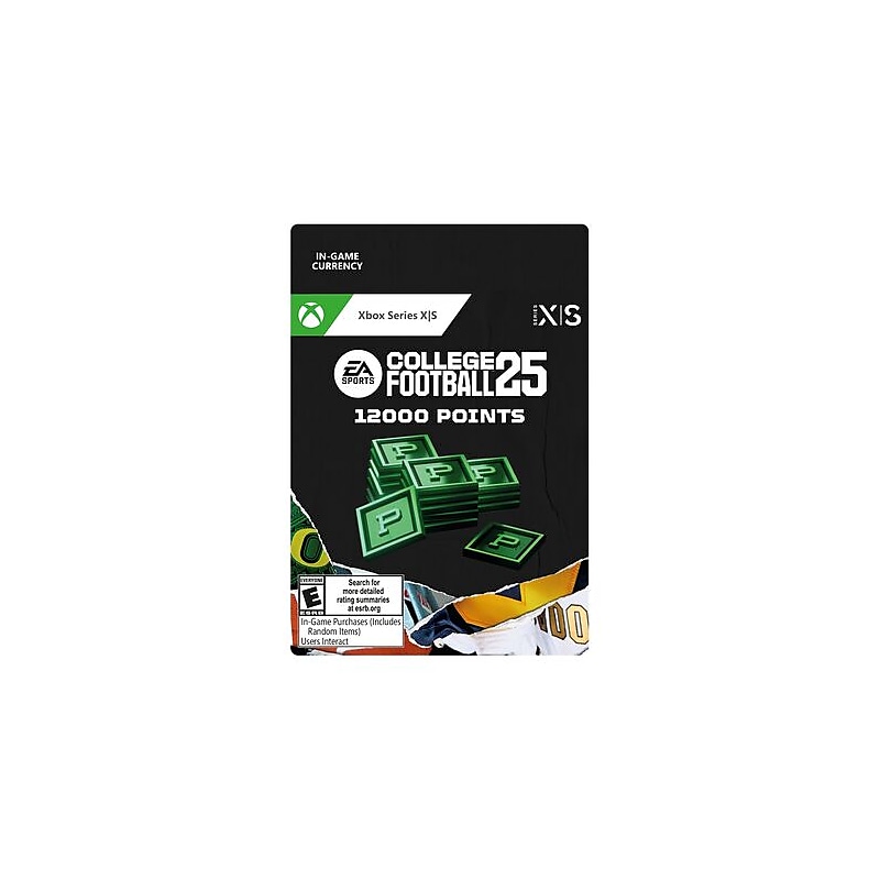 College Football 25 12,000 Points, In-Game Currency, Xbox Series X|S (Digital) image 1