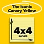 Post-it Super Sticky Notes, 4" x 4", Canary Collection, Lined, 90 Sheets/Pad, 4 Pads/Pack (675-4SSCY)~#|#~61462222-2BEF-4BCC-84CA625F161909A6_sc7