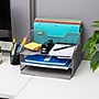Mind Reader Metal Desktop Organizer Vertical File Holder Paper Letter Tray, Silver (MESHBOX5-SIL)~#|#~614669F5-FD58-4024-82E31D4F1C1E60F0_sc7
