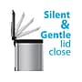 HLS Commercial Stainless Steel Step Trash Can with Hinged Lid, 13-Gallon, Silver (HLS13SS)~#|#~61471C34-C44B-4614-953F73C5D772F6A0_sc7