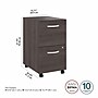 Bush Business Furniture Studio A 2-Drawer Mobile Vertical File Cabinet, Letter/Legal Size, Lockable, Storm Gray (SDF116SGSU-Z)~#|#~6147DD5D-32DF-4FDF-AD27FECDA78E9637_sc7