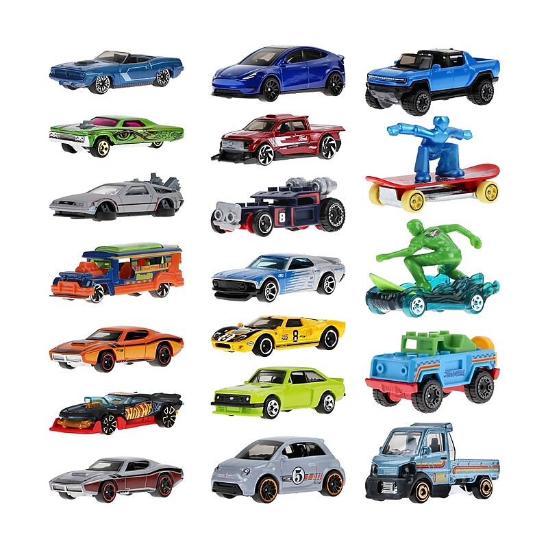 Mattel Hot Wheels US Basic Car Assortment, Assorted Colors, 72/Pack (L2593) image 1