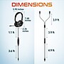 Delton T32Y Training Headsets with Master Adapter & Splitter, Black, 2/Pack (DWHT232Y)~#|#~614F09E2-4545-436B-8AAE780847A5CE30_sc7
