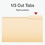 Pendaflex File Folder, 1/3-Cut Tab, Legal Size, Manila, 100/Box(753 1/3-3)~#|#~614FBBB3-BCEC-43AA-A2D2B6202F9841E2_sc7