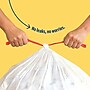 Perk™ 13 Gallon Kitchen Trash Bag, 28" x 24", Low Density, 0.9 mil, White, 50 Bags/Box (PK56745)~#|#~61504820-BBA8-4787-8360B56195D677A4_sc7