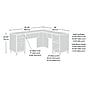 Sauder Willow Place 65"W L-Shaped Home Office Desk, Grand Walnut (433812)~#|#~6151F1DD-F514-4D76-9F3D12A4FE1193C4_sc7