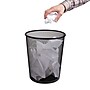 Mind Reader Metal Mesh Trash Can Without Lid, 4.5 Gallon, Black, 3/Pack (3CGARB-BLK)~#|#~6152ADAE-3FC2-4D0D-BD546C2ACEC583E7_sc7
