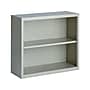 Hirsh HL8000 Series 30"H 2-Shelf Bookcase with Adjustable Shelf, Light Gray Steel (21988)~#|#~6154D04E-6807-42AB-8370AC968CC2C693_sc7