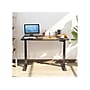 FlexiSpot E7 55"W Rectangular Adjustable Metal Standing Desk, Black (E7BR5528B)~#|#~61581D6C-A738-4521-82EF7C5A5BC9F7CC_sc7