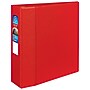 Avery Heavy Duty 4" 3-Ring Non-View Binders, D-Ring, Red (79584)~#|#~615C1987-7F99-4972-8C7FCA647C24E625_sc7