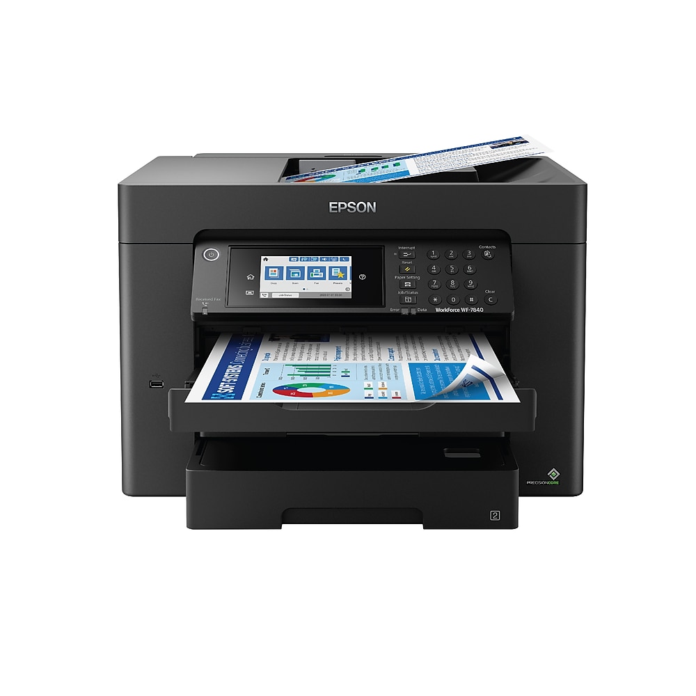 Epson® WorkForce® WF-3820 all-in-one wireless color inkjet printer