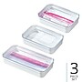iDESIGN Storage Bag Dispenser, White/Clear, 2/Set (95614C3) ~#|#~61664CC8-B36B-480F-9982885FC1EE21B0_sc7