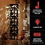 Haunted Hill Farm 2.7-Ft. Decorative Metal Pillar Lantern with Cat & Ghost Cutouts, Battery Operated, Black (HHMT036PILLAR-BLK)~#|#~6166ADA8-20B4-4D21-9764121364B729F1_sc7