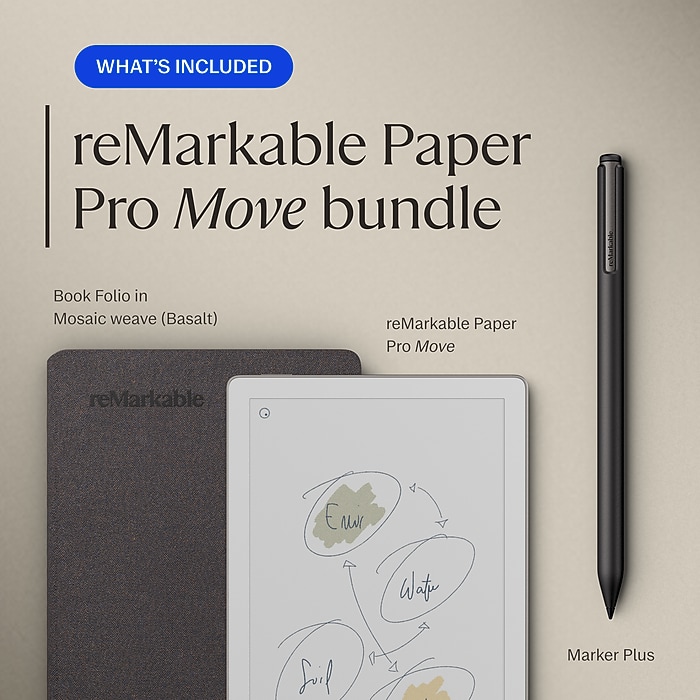 液タブ・ペンタブ reMarkable PaperPro MarkerPlus+BookFolio Amazon.com: reMarkable Paper Pro - Polymer Weave Book Folio