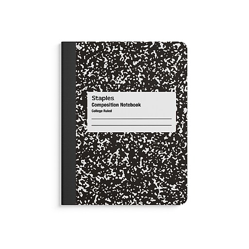 Staples® College Ruled Composition Notebook for Back to School