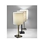 Adesso Liam Incandescent/CFL Table Lamp, Antique Bronze/Natural (1546-26)~#|#~61708A81-50CE-40DA-A81995EC60CDCF84_sc7