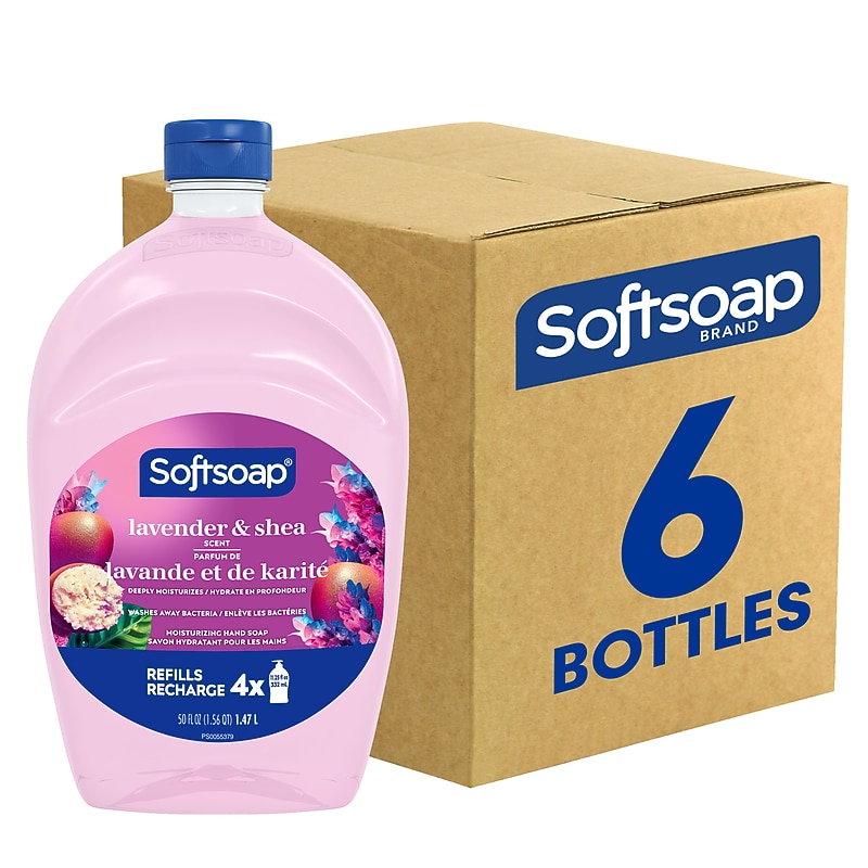 Softsoap Liquid Hand Soap Refill, Lavender & Shea Butter Scent, 6/Carton (US07151ACT) image 1