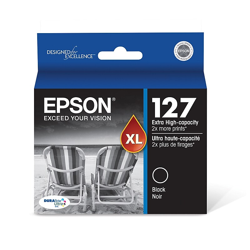 Epson T127XL Black Extra High Yield Ink   Cartridge image 1