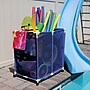 Pool Bins Pool Storage Mesh Rolling Organizer, 17.75-cu. ft., Blue (PBFT-1517)~#|#~618A60E2-68D1-4C57-B532155546673F5D_sc7