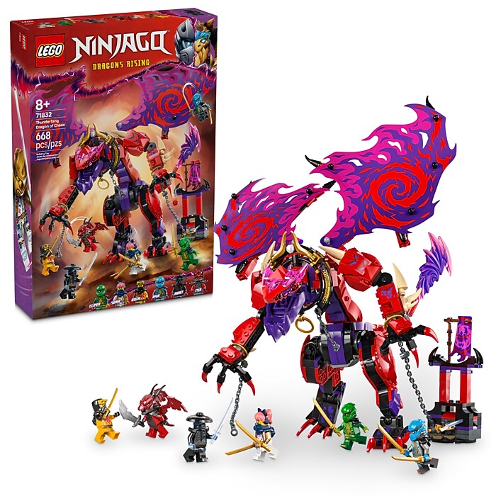 LEGO NINJAGO Thunderfang Dragon of Chaos, 668 Pieces (71832) | Staples