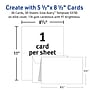 Avery Half-Fold Cards with Envelopes, 5.5" x 8.5", Textured White, 30/Box (AVE3378)~#|#~61939904-1464-49A3-8940EE4DD7C09BDE_sc7