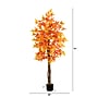 Nearly Natural 6' Autumn Deluxe Maple Artificial Fall Tree (T4745)~#|#~61951169-0498-449D-989D5139597B36AB_sc7