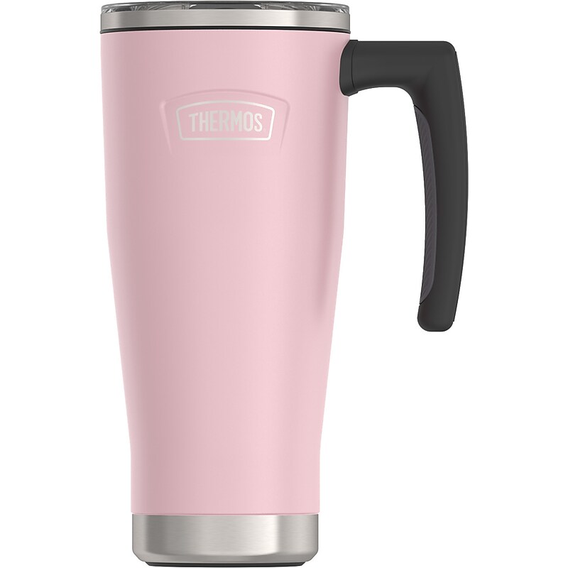 Thermos Icon Stainless Steel Vacuum Insulated Travel Mug, 18 oz., Sunset Pink (EAIS1162SP4) image 1