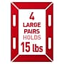 Command Large Hanging Strips, 15 lb., Black, 4/Pack (17206BLK-ES)~#|#~61951CA5-5382-4885-A1DBB78BA5E2569E_sc7