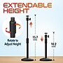 Delton T301 Webcam Stand with Phone Clip Holder Tray, Black (DCT301KT)~#|#~6197DE93-25EB-4C7D-9E6AA9FE90A04843_sc7