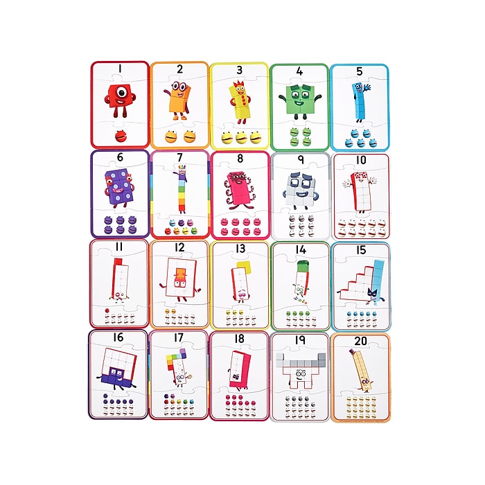 hand2mind Numberblocks Counting Puzzle Set (95401) | Staples