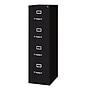 Hirsh Commercial 4-Drawer Vertical File Cabinet, Letter Size, Lockable, 52"H x 15"W x 22"D, Black (17787)~#|#~61996A6D-3FB9-4700-9920A72DC2C2517A_sc7