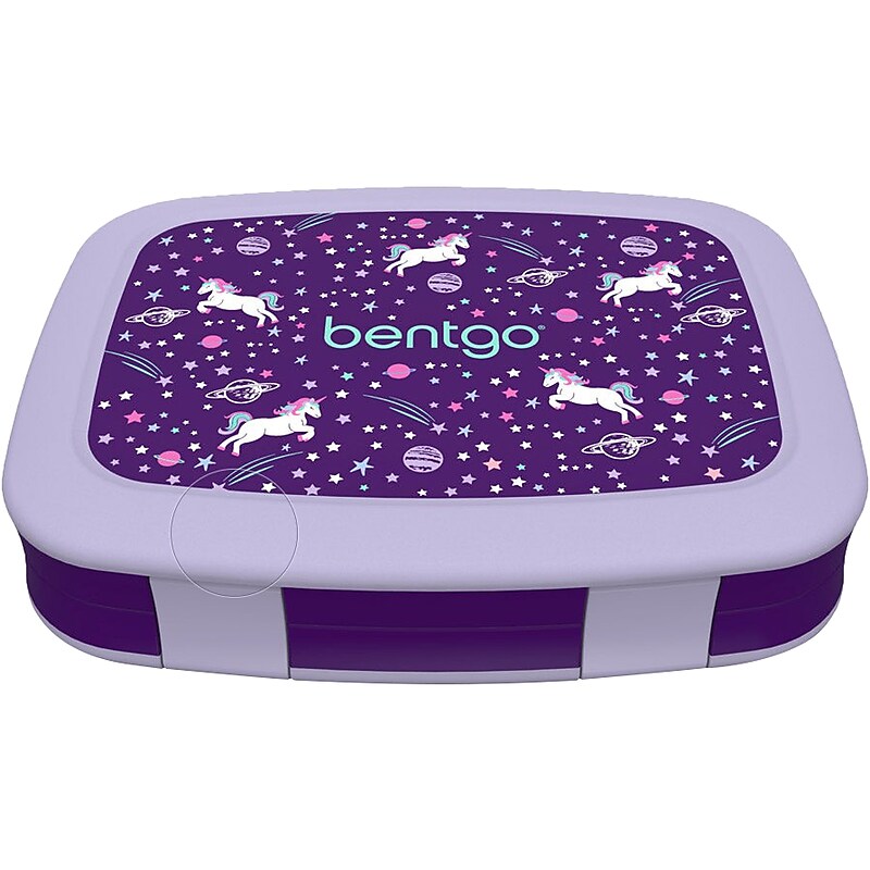 bentgo Kids Prints Unicorn Lunch Box, Multicolor (BGKDPT-UNI) image 1