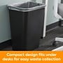 Coastwide Professional™ Indoor Trash Can Without Lid, Black Soft Molded Plastic, 10.25 Gallon (CW56433)~#|#~619E1094-F6F4-47BD-B994FACC0EA5C8FE_sc7