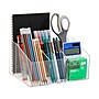 Mind Reader 7-Compartment Acrylic Desk Tray, Clear (AORG-CLR)~#|#~61A25295-82FF-4A43-9DEE6EF607D80E00_sc7