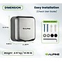Alpine Industries Hemlock 120V Automatic Hand Dryer, Chrome (400-10-CHR)~#|#~61A40447-7FDE-4CC0-8EAF458BAB3882F4_sc7