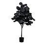Nearly Natural Artificial Halloween Black Fiddle Leaf Tree, 4' (T5146)~#|#~61A42093-48BE-484F-960437E03191AD6A_sc7