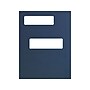 ComplyRight Double-Window Tax Presentation Folder, Navy Blue, 50/Pack (FMB03)~#|#~61AE1A6B-4DDF-400B-ABBE8CD5067FDF72_sc7