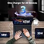 SIIG GaN USB-A/USB-C Wall Charger, 100W, White (AC-PW1Z11-S1)~#|#~61AFE40E-3A18-4133-B16B3252C9EA8D88_sc7