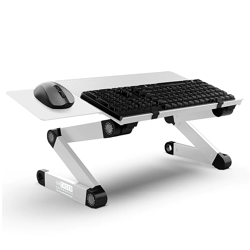 Uncaged Ergonomics WorkEZ Adjustable Keyboard Tray, Silver (WEKTS) image 1