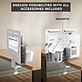 Mount-It! 360° Rotating Pegboard and Document Organizer with Accessories for Desks, White (MI-7301WHT)~#|#~61B266D7-0FAB-4121-93B88B3C3449D336_sc7