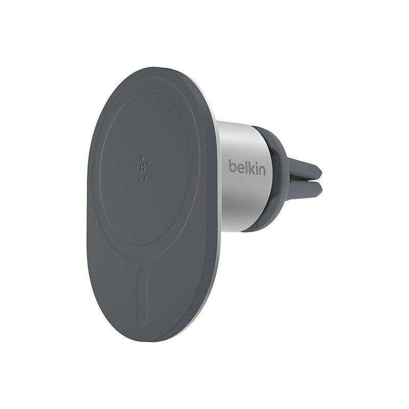 Belkin Magnetic Cell Phone Car Vent Mount, Silver/Black (WIC003BTGR) image 1