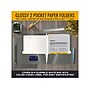 Better Office Glossy 2-Pocket Portfolio Folder, Gray, 25/Pack (80173-25PK)~#|#~61C288D4-1212-4E0F-A259F7BC1BA90D19_sc7